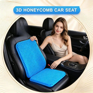 Honeycomb Gel Breathable Cooling Pad for Pressure Relief, Tailbone & Back Pain Support for Office Chair Car Wheelchair